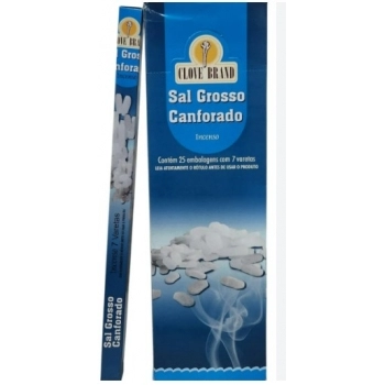 CLOVE BRAND INCENSO SAL GROSSO CANFORADO (7 VARETAS)