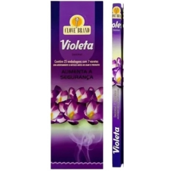 CLOVE BRAND INCENSO VIOLETA (7 VARETAS)