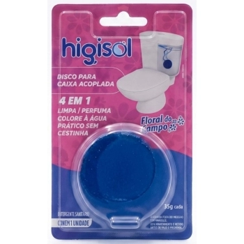 MULTIBRANDS HIGISOL DISCO P/ CAIXA ACOPLADA FLORAL DO CAMPO 35G