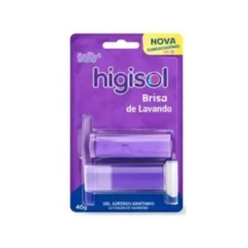 MULTIBRANDS HIGISOL GEL ADESIVO 1 APLICADOR + 1 REFIL BRISA DE LAVANDA 40G