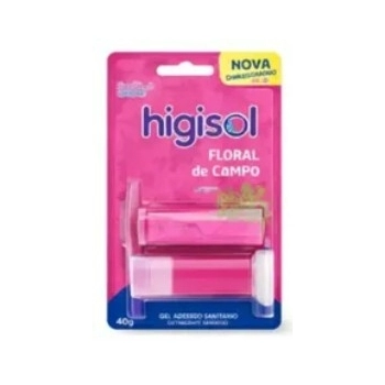 MULTIBRANDS HIGISOL GEL ADESIVO 1 APLICADOR + 1 REFIL FLORAL DO CAMPO 40G