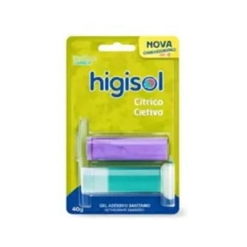 MULTIBRANDS HIGISOL GEL ADESIVO 1 APLICADOR + 1 REFIL FRESCOR CITRICO 40G