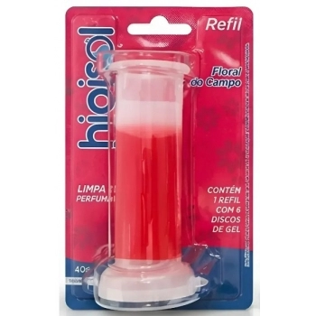 MULTIBRANDS HIGISOL GEL ADESIVO REFIL 6 DISCOS FLORAL DO CAMPO 40G
