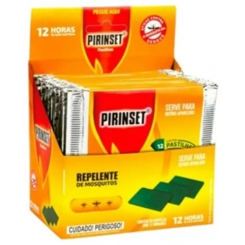 MULTIBRANDS PIRINSET CARTÕES C/12 REFIL REPELENTE DE MOSQUITOS (DP C/20 CART)