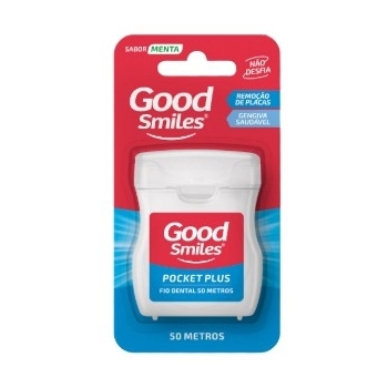 GOOD SMILES FIO DENTAL POCKET PLUS 50 METROS