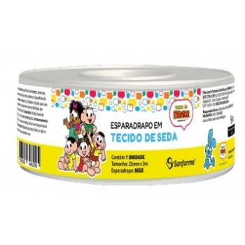 SANFARMA TURMA DA MONICA ESPARADRAPO AZUL 25MMX3M