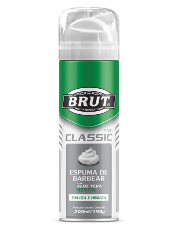 BRUT ESPUMA DE BARBA CLASSIC 200ML/190G