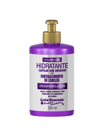 GOTA DOURADA CREME S/ ENXAGUE DESAMARELADOR 320ML