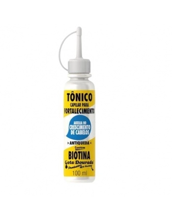 GOTA DOURADA TONICO ANTIQUEDA C/ BIOTINA 100ML