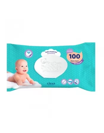 CLESS BABY POPPY TOALHAS UMED SENSITIVE C/100UN